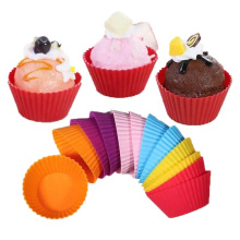 Non-stick 12 cavity muffin pan mold baking cupcake heat-resistant silicone cake mold